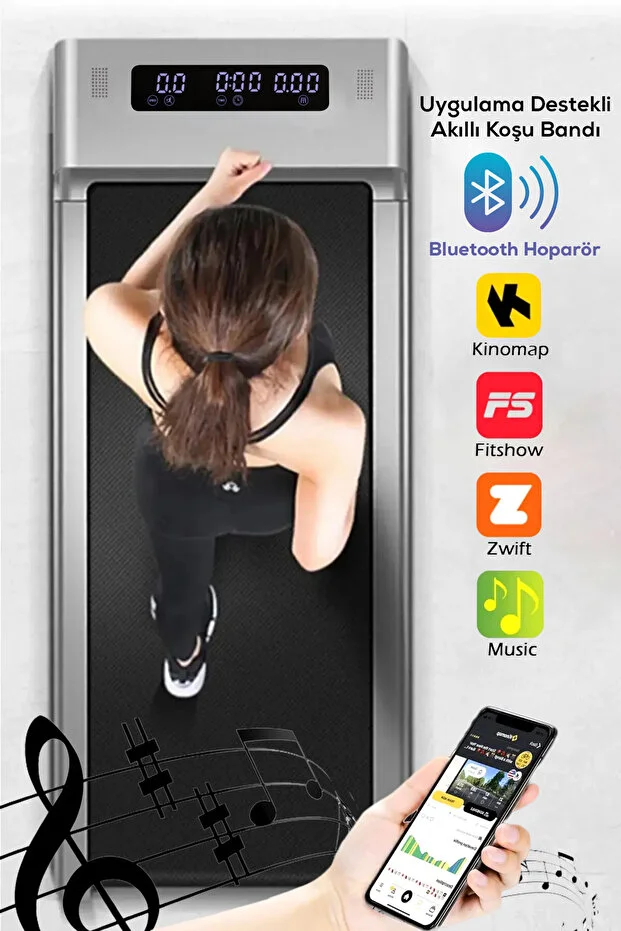 Taşıma Kapasiteli Bluetoothlu Uygulamadan Ayarlanabilir Uzaktan Kumandalı Yürüme
